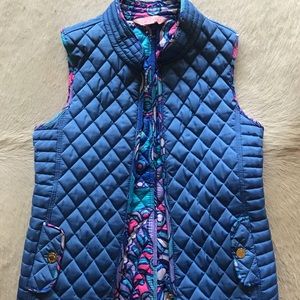 Lilly Pulitzer quilted vest